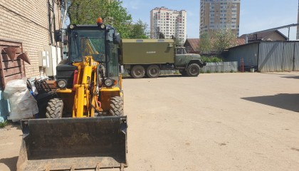 Поставка экскаватора-погрузчика VF 1.33B в Водоканал Московской области